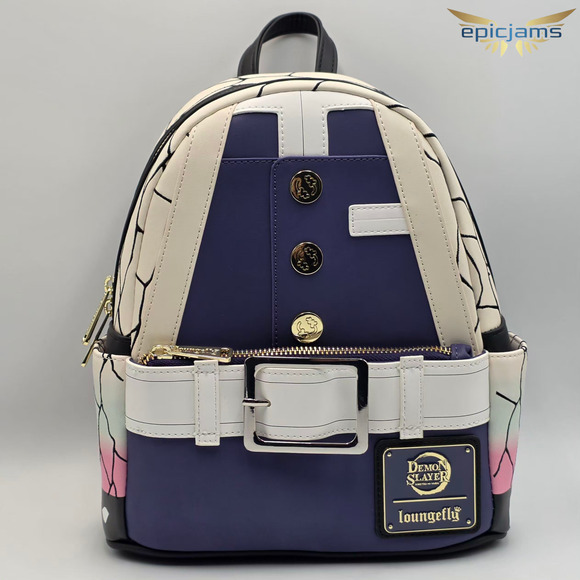 Loungefly Demon Slayer Exclusive Shinobu Kocho Cosplay Mini Backpack New - Picture 1 of 8